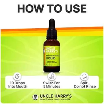 Uncle Harry's Natural Tooth Remineralization Liquid 1 oz
