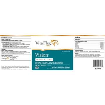 Vita Flex Pro Vision Calming Supplement for Horses