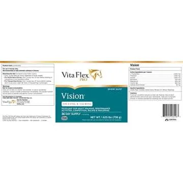 Vita Flex Pro Vision Calming Supplement for Horses