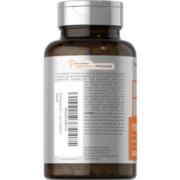 Horbaach Vitamin B12 Sublingual 1000 mcg | 400 Tablets | Methyl Supplement for Women and Men | Fast Dissolve Pills | Berry Flavor | Vegan, Non-GMO, and Gluten Free