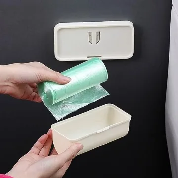 Leadigol Wall Mount Garbage Bag Dispenser for Easy Storage