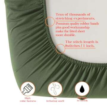 NTBAY Toddler Bedding Set - 4 Piece Soft and Breathable Crib Bedding Set for Boys and Girls, Include...