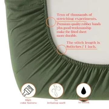 NTBAY Toddler Bedding Set - 4 Piece Soft and Breathable Crib Bedding Set for Boys and Girls, Include...