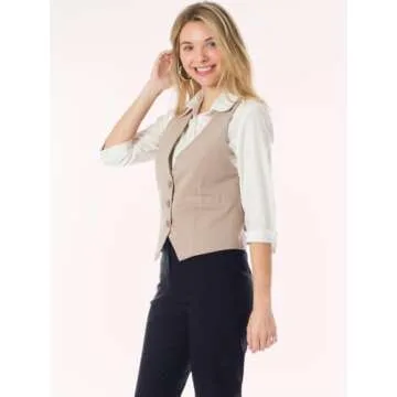 Racerback Dressy Casual Vest for Women - Design by Olivia