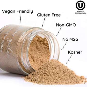 Jamie Geller Hawaij for Coffee Spice Seasoning | Mixed Spices (3.2 oz Glass Jar, 90g) OU KOSHER | Ye...