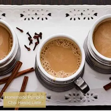 Jamie Geller Hawaij for Coffee Spice Seasoning | Mixed Spices (3.2 oz Glass Jar, 90g) OU KOSHER | Yemenite Seasoning Blend For Coffee & Tea, Chai, Latte