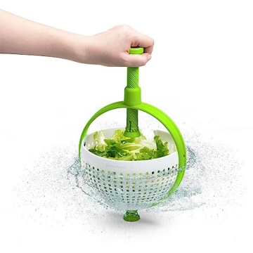 Dreamfarm Spina 2-In-1 Salad Spinner Colander for Easy Meal Prep