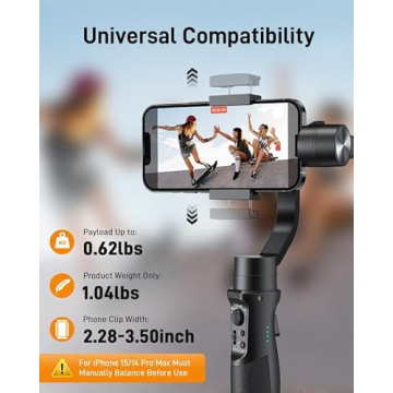 Hohem iSteady Mobile Plus 3-Axis Smartphone Gimbal Stabilizer