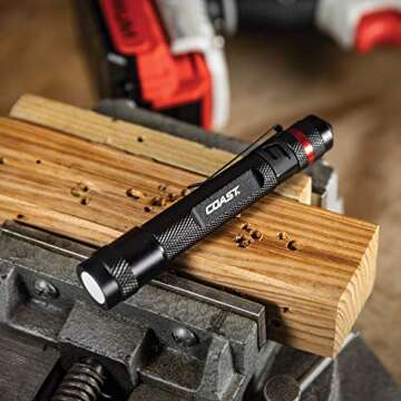 Coast® G22 100 Lumen Bulls-Eye™ Spot Beam LED Penlight, Battery Included