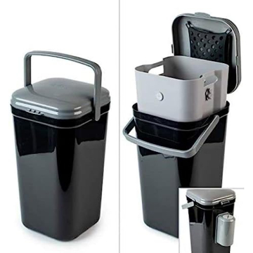 PetFusion Outdoor Pet Waste Disposal, Innovative Dog Poop Trash Can with Locking Handle, With Deodor...