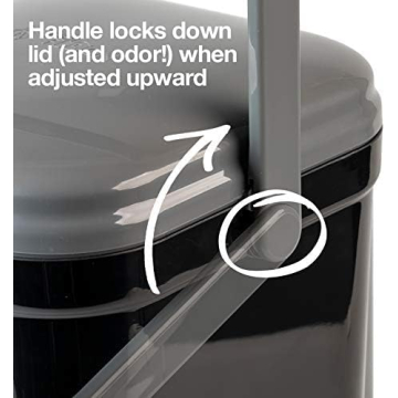 PetFusion Outdoor Pet Waste Disposal Trash Can Super Odor Control