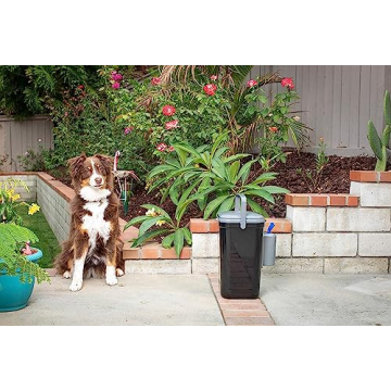 PetFusion Outdoor Pet Waste Disposal Trash Can Super Odor Control