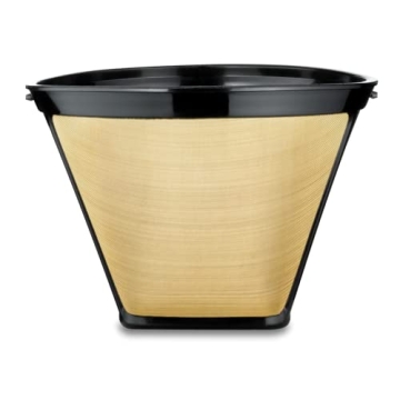 Medelco #4 Cone Permanent Coffee Filter for Sustainable Brewing