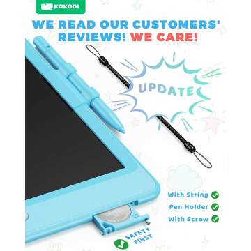 KOKODI 10" LCD Writing Tablet - Fun & Educational!