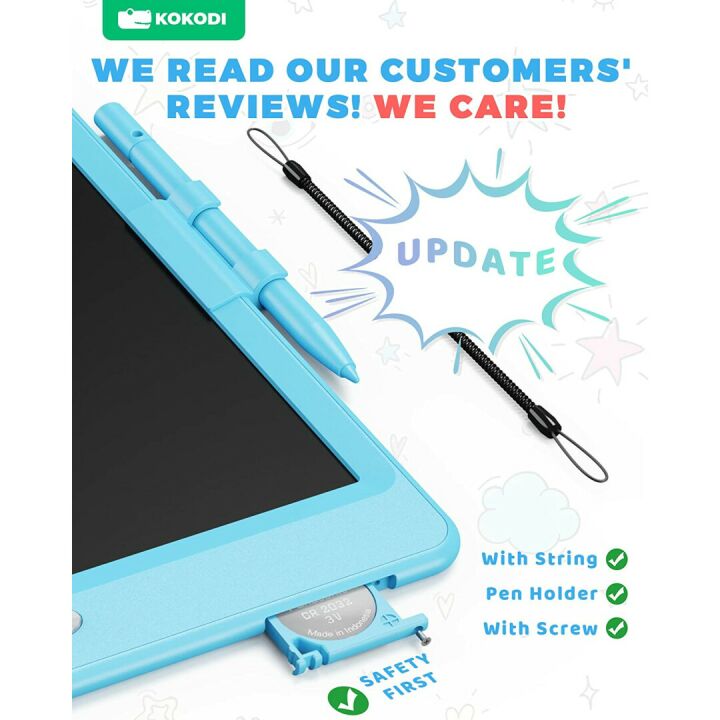 KOKODI 10" LCD Writing Tablet - Fun & Educational!