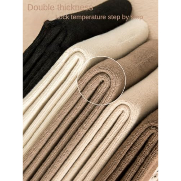 Teddy Bear Winter Socks Cute Fluffy for Women Girls Gifts