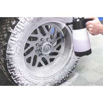 Goizper Group iK Sprayers - Foam Pro 2+ (Plus) Sprayer - Pump Spray Foamer with Schrader Valve - Professional Car Wash & Detailing, Dry/Wet Foam, Pressure Release Safety Valve, PVC Hoses (1.25 Liters)