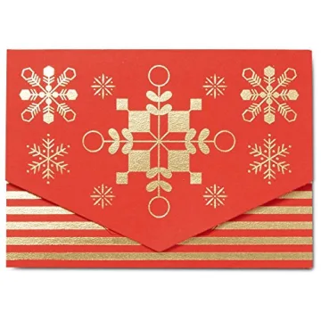 Amazon Gift Card Red Gold Mini Envelope Perfect Present