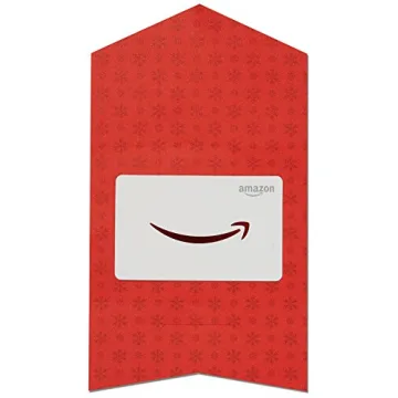 Amazon Gift Card Red Gold Mini Envelope Perfect Present