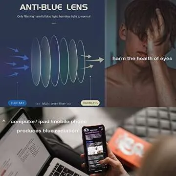 Teumire Blue Light Glasses for All - Stylish Protection