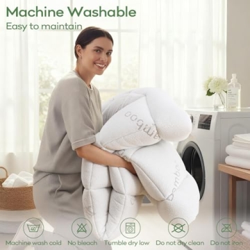 OLANLY Queen Mattress Topper Cooling Bamboo Pillow Top