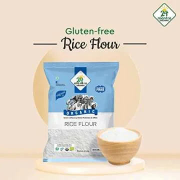 Organic Rice Flour Pure White - USDA Certified Healthier Choice