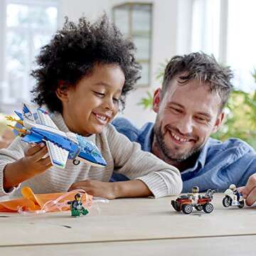 LEGO City Sky Police Parachute Arrest 60208 Building Kit for Endless Adventures