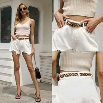 Stylish Miss Danger Leopard Belt for Women - Quality Leather