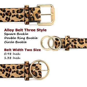 Stylish Miss Danger Leopard Belt for Women - Quality Leather