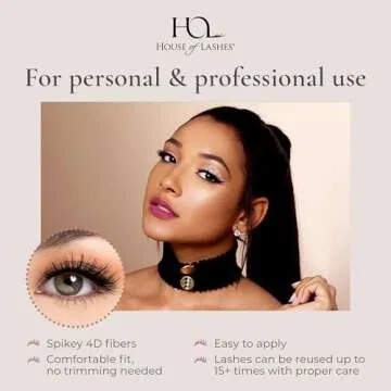 House of Lashes Noir Fairy Mini Cruelty Free Faux Mink False Eyelashes