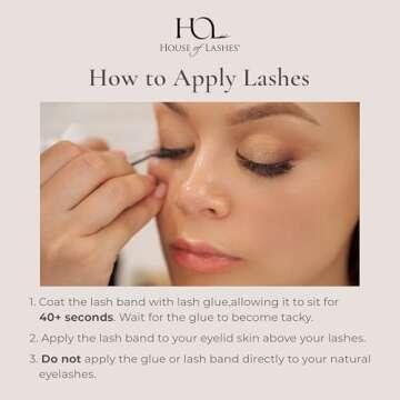 House of Lashes Noir Fairy Mini Cruelty Free Faux Mink False Eyelashes