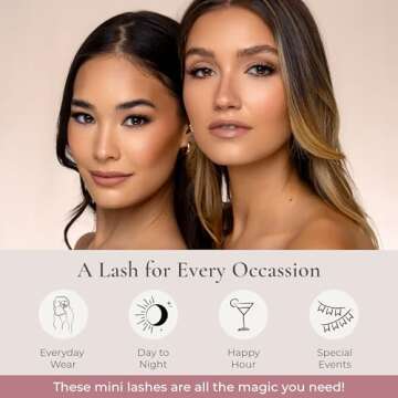 House of Lashes Noir Fairy Mini Cruelty Free Faux Mink False Eyelashes