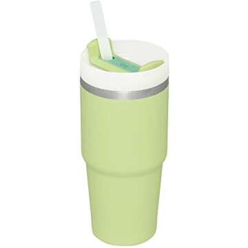 Stanley Quencher H2.0 Tumbler with Straw 14 oz - Eco-Friendly Insulated Travel Cup