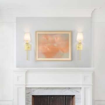 XiNBEi Brass Wall Sconces Set 2 for Stylish Indoor Lighting