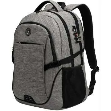 Travel Laptop Backpack with USB Charging Port