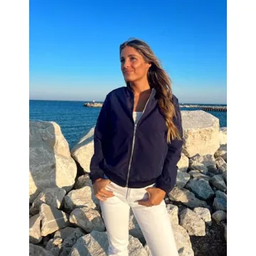 Stylish Zeagoo Women’s Lightweight Bomber Jacket