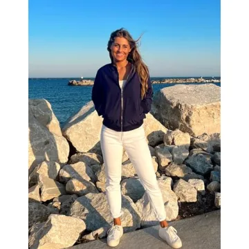 Stylish Zeagoo Women’s Lightweight Bomber Jacket