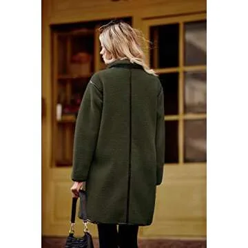 PRETTYGARDEN Women's Stylish Fleece Jacket for Fall