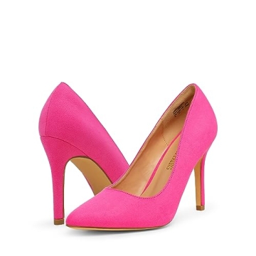 DREAM PAIRS Stunning Pointed Toe High Heels for Women
