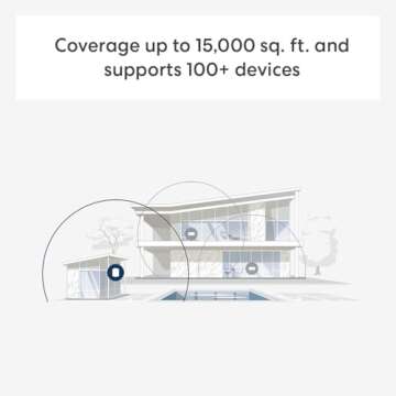 Introducing Amazon eero Outdoor 7 dual-band mesh wifi router - Weatherproof rating of IP66, Coverage up to 15,000 sq. ft. outdoors, 1-pack, Includes 30W PoE+ adapter, 2024 release
