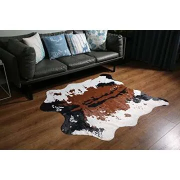 MustMat Cow Print Rug for Stylish Home Decor