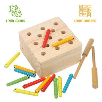 Boxiki Kids Wooden Montessori Toy for Kids and Toddlers