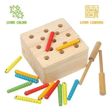 Boxiki Kids Wooden Montessori Toy for Kids and Toddlers