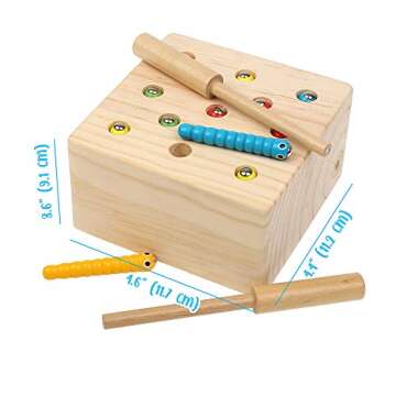 Boxiki Kids Wooden Montessori Toy for Kids and Toddlers