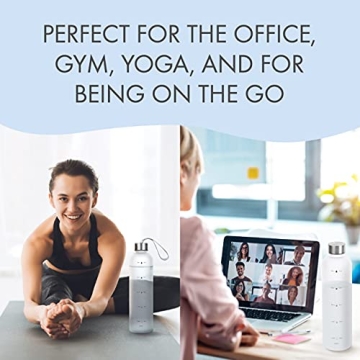 Salú 32 oz BPA-Free Water Bottle with Time Markers