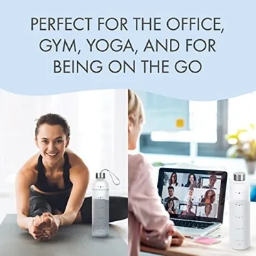 Salú 32 oz BPA-Free Water Bottle with Time Markers