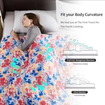 Topcee Weighted Blanket for Ultimate Comfort and Relaxation