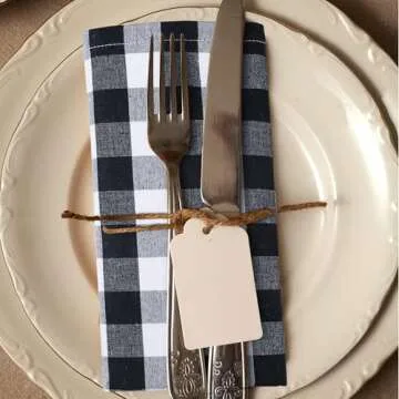 Urban Villa Cotton Dinner Napkins - Stylish & Durable