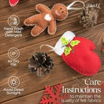 FabricLA Acrylic Felt Fabric for Crafts and DIY Projects