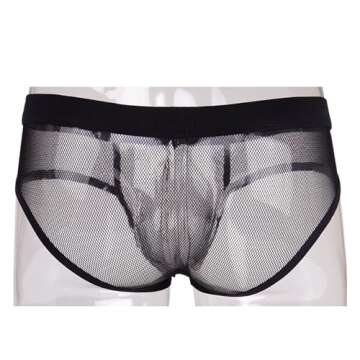 Evankin Men's Mesh Boxer Briefs - Sexy & Comfortable Underwear